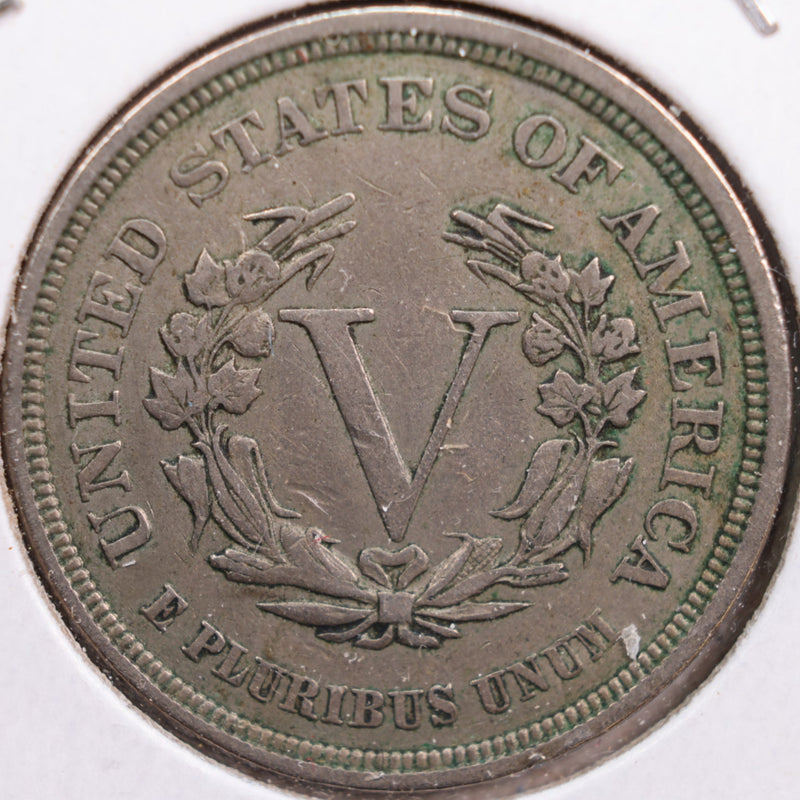 1883 Liberty Nickel, Abt Uncirculated Coin, Store