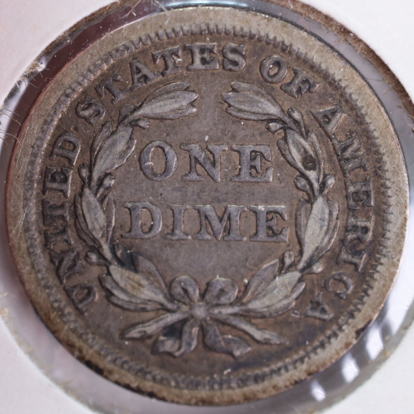 1841 Seated Liberty Silver Dime, Extra Fine+ Circulated Coin, Store #d841.04