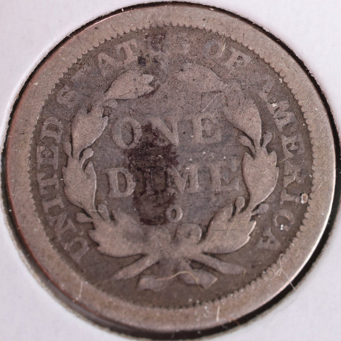 1842-O Seated Liberty Silver Dime, Fine Circulated Coin, Store #d842N03