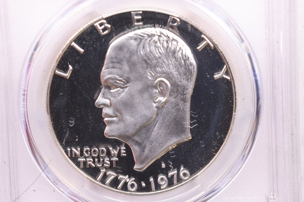 1976-S  Eisenhower Dollar., Silver., PCGS Graded., Store #18798