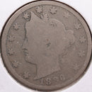 1886 Liberty Nickel, Abt Good Circulated Coin, Store