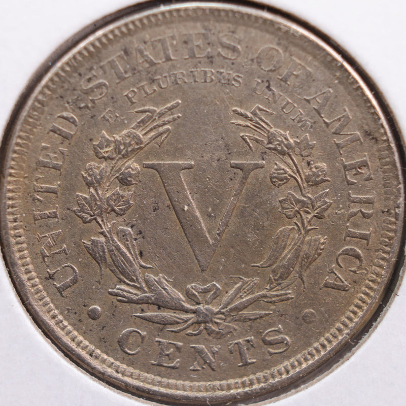 1886 Liberty Nickel, Very Fine Circulated Coin, Store