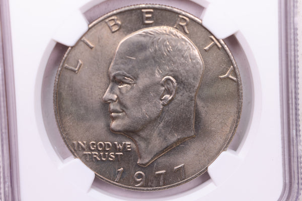 1977 $1 Eisenhower Dollar., NGC Certified., Store #18802