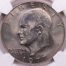 1977-D $1 Eisenhower Dollar, NGC MS 65, Store
