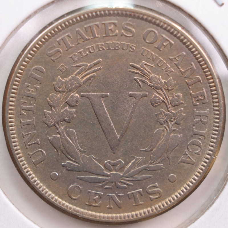 1887 Liberty Nickel, Very Fine Circulated Coin, Store