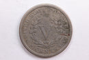 1887 Liberty Nickel, Very Good+ Circulated Coin, Store