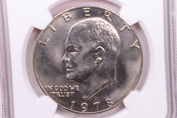 1978 $1 Eisenhower Dollar., NGC Certified., Store #18805