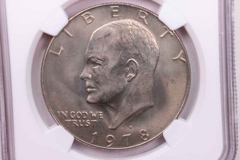 1978-D $1 Eisenhower Dollar, NGC MS 65, Store