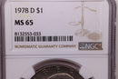 1978-D $1 Eisenhower Dollar, NGC MS 65, Store