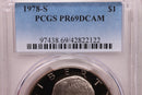 1978-S $1 Eisenhower Dollar, PCGS PR69DCAM, Store