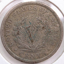 1889 Liberty Nickel, Very Good+ Circulated Coin, Store