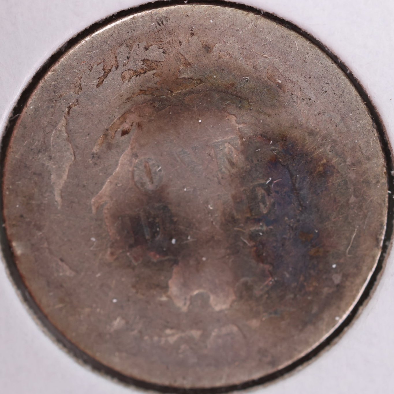 1875 Seated Liberty Silver Dime, Very Good Circulated Coin, Store #d875.07