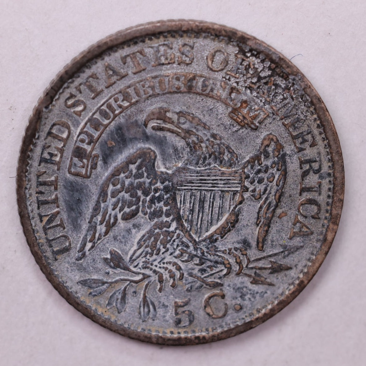 1835 Cap Bust Half Dime., VF +., Coin., Store Sale #18855