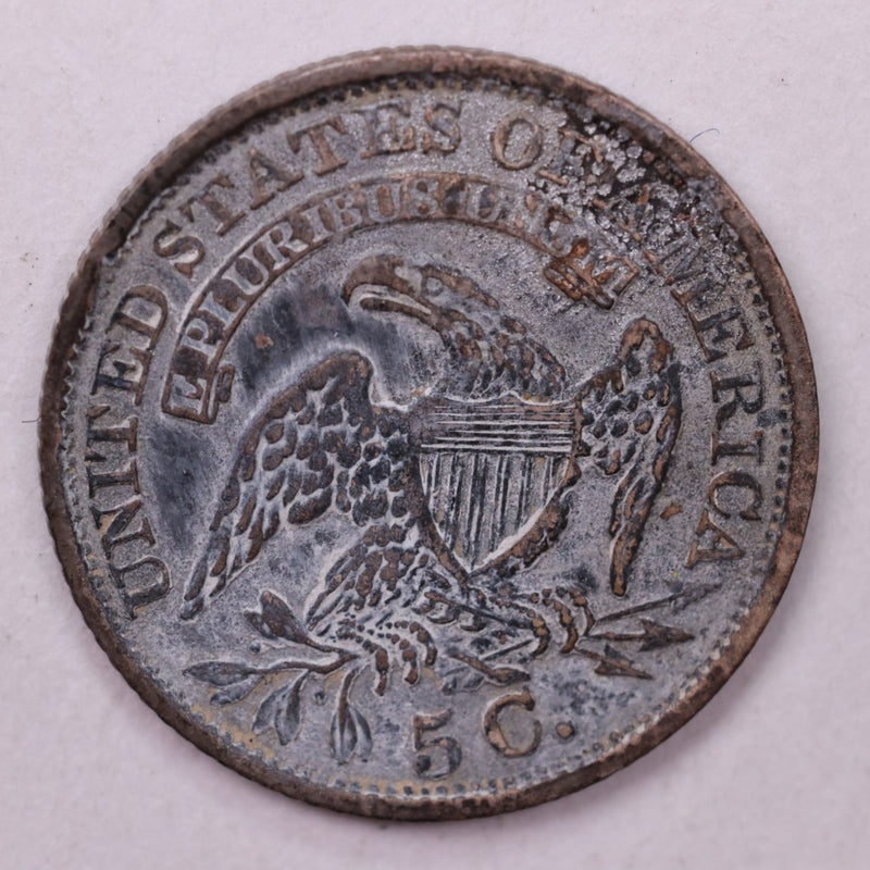 1835 Cap Bust Half Dime., VF +., Coin., Store Sale