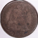 1877-CC Seated Liberty Silver Dime, Very Fine Circulated Coin, Store