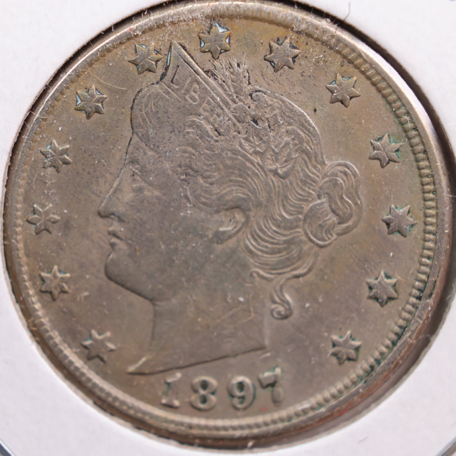 1897 Liberty Nickel, Very Fine+ Circulated Coin, Store #NL105