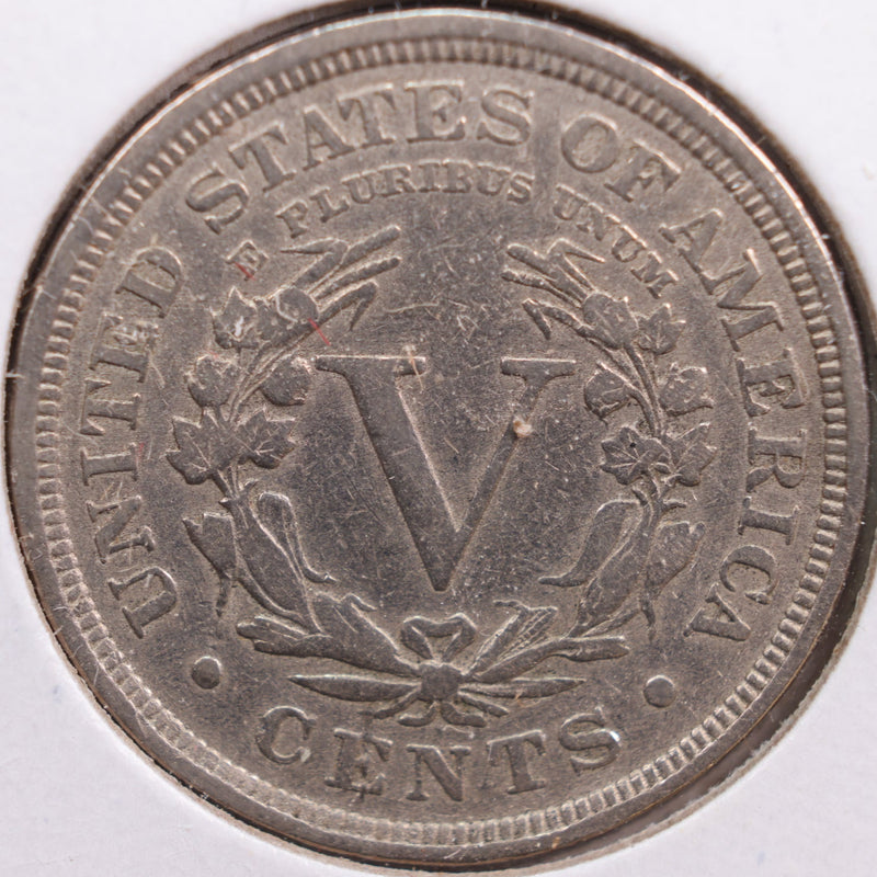 1899 Liberty Nickel, Fine Circulated Coin, Store
