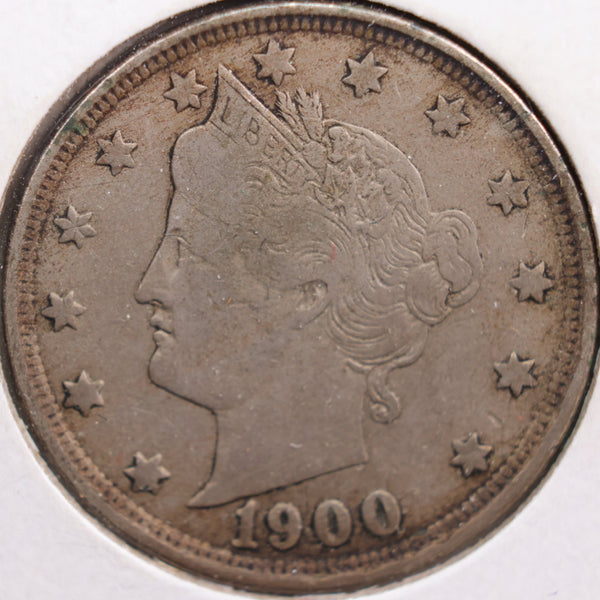 1900 Liberty Nickel, Fine Circulated Coin, Store #NL114