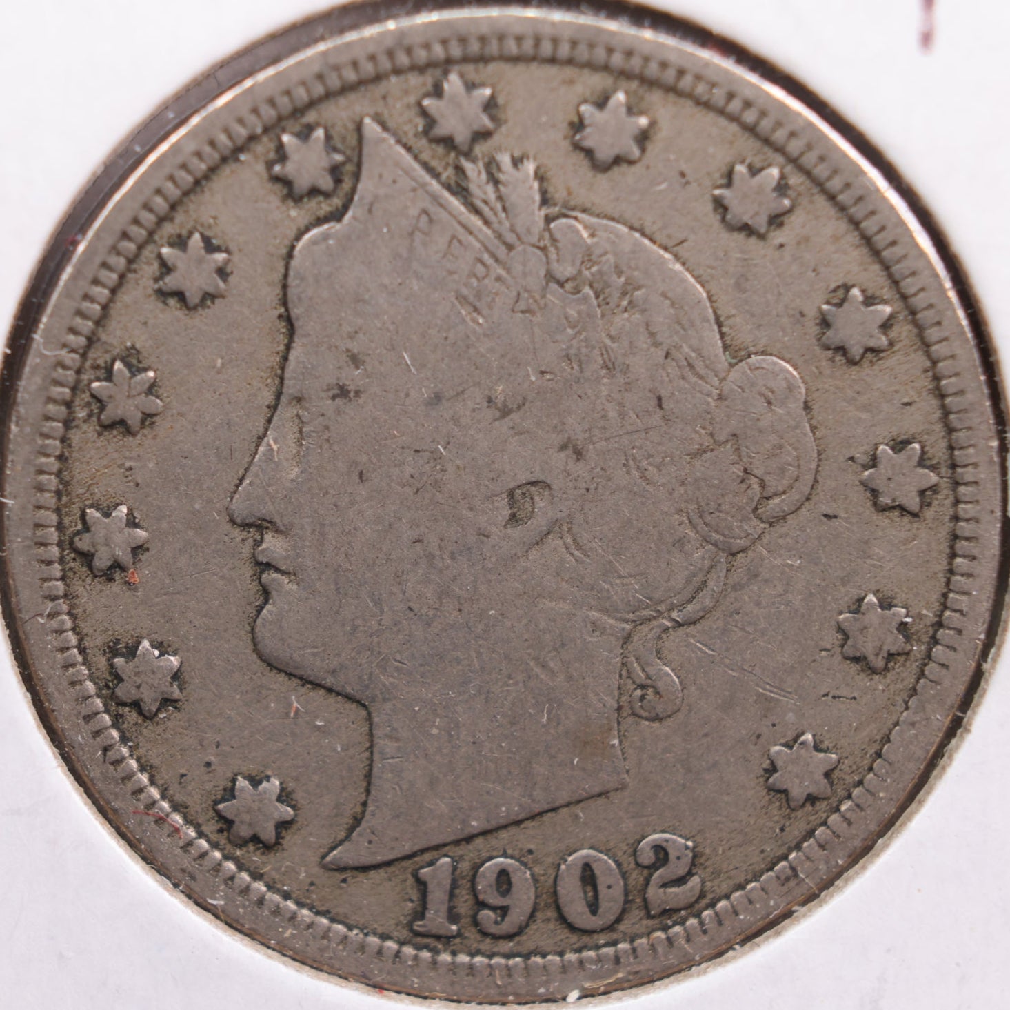 1902 Liberty Nickel, Very Good Circulated Coin, Store #NL116