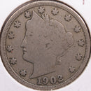 1902 Liberty Nickel, Very Good Circulated Coin, Store