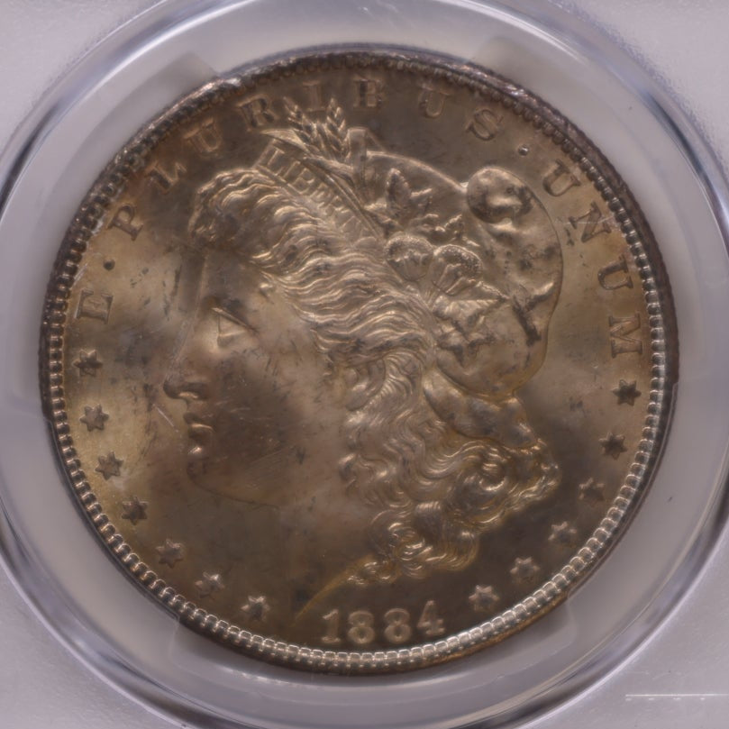 1884-CC Morgan Dollar, PCGS MS64 Uncirculated Coin, Store #DR1574