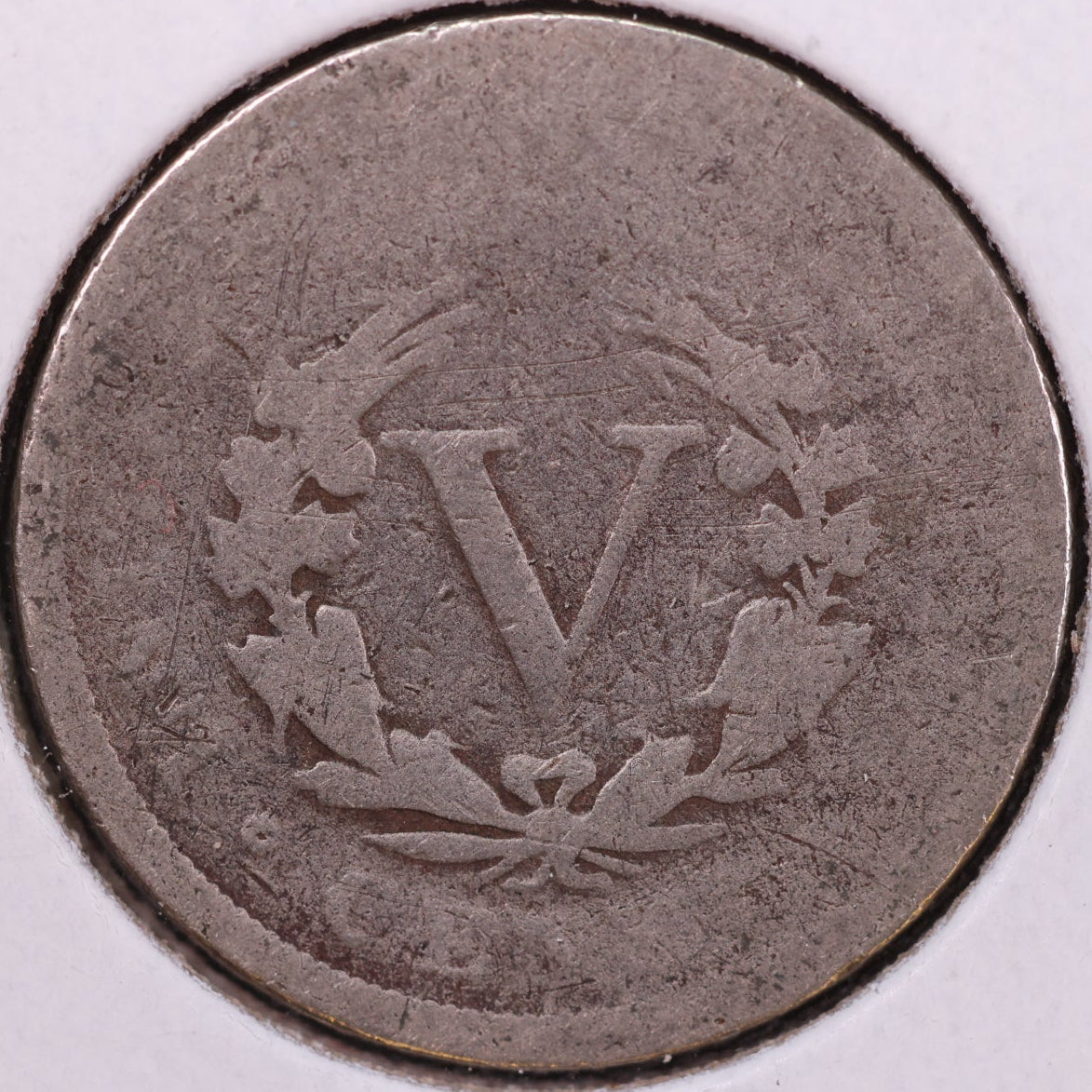 1897 Liberty Nickel, About Good Circulated Coin. Store #12005