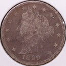 1899 Liberty Nickel, Good Circulated Coin. Store