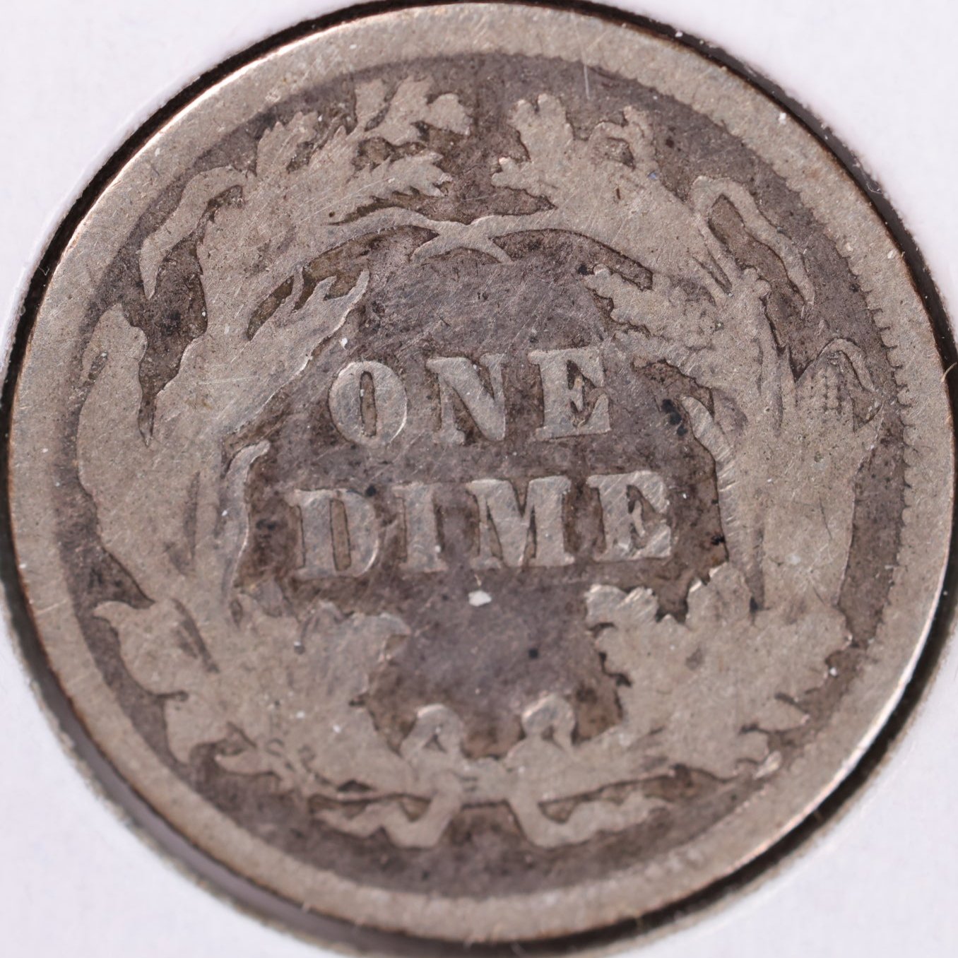 1891 Seated Liberty Silver Dime, Very Fine Circulated Coin, Store #d891.03