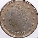 1902 Liberty Nickel, Extra Fine Circulated Coin, Store