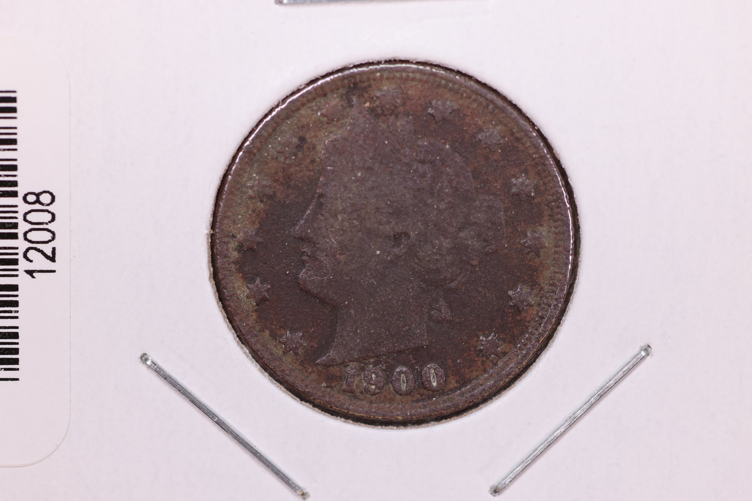 1900 Liberty Nickel, Affordable Circulated Coin. Store #12008