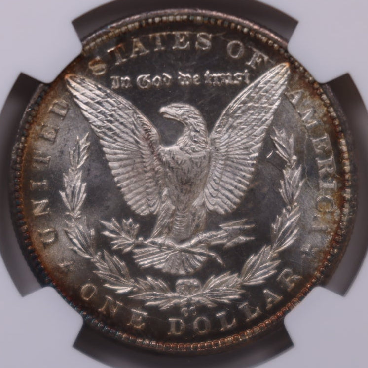 1892-CC Morgan Dollar, Toner, NGC MS62 Uncirculated Coin, Store #DR1575