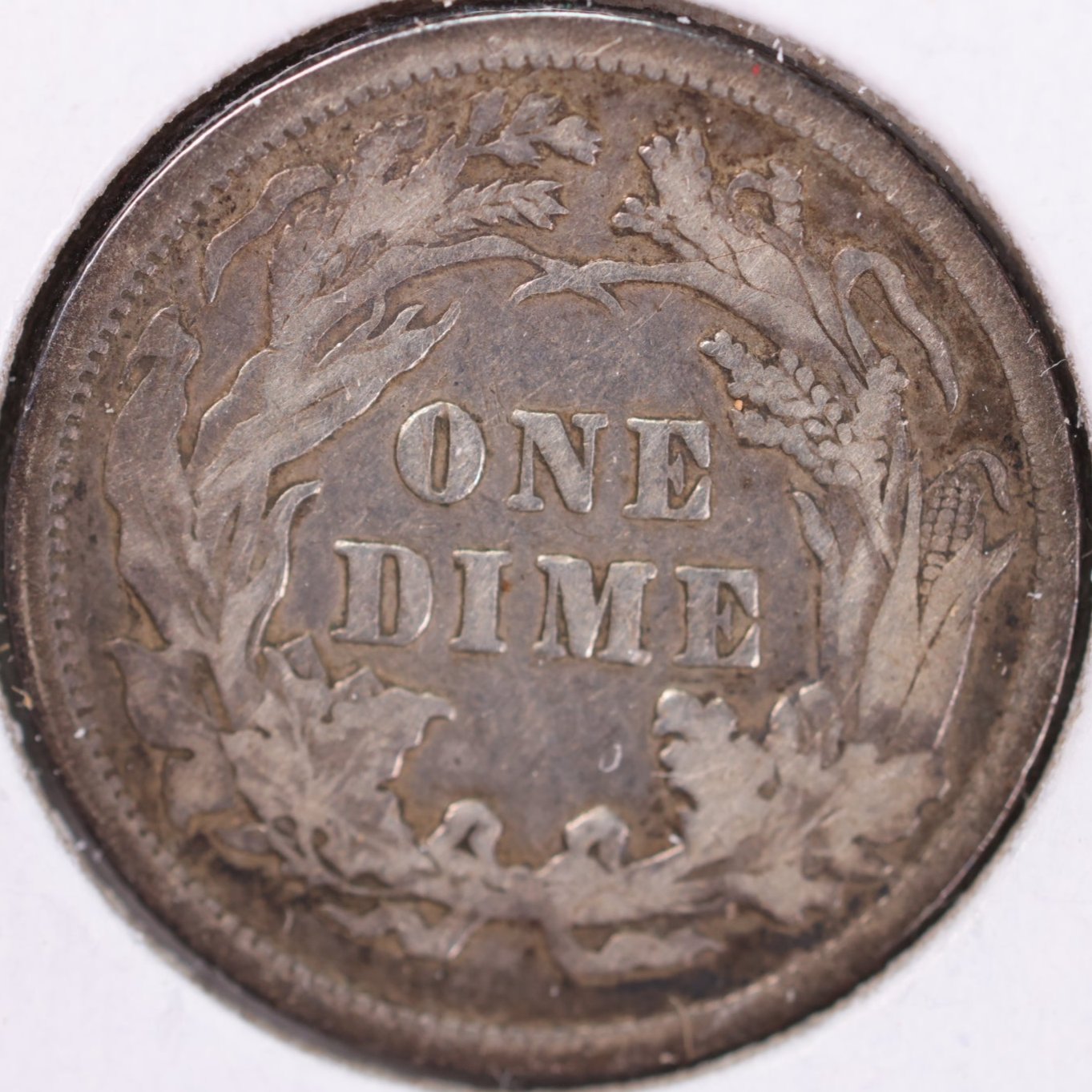 1891 Seated Liberty Silver Dime, Very Fine+ Circulated Coin, Store #d891.05