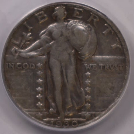 1930, Standing Liberty Quarter, Fine Circulated Coin, Store #QR2203