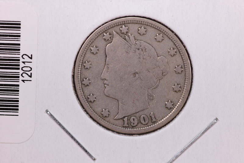 1901 Liberty Nickel, Affordable Circulated Coin. Store