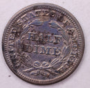 1847 Seated Liberty Half Dime., Uncirculated, Coin., Store Sale