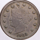 1903 Liberty Nickel, Very Fine Circulated Coin, Store