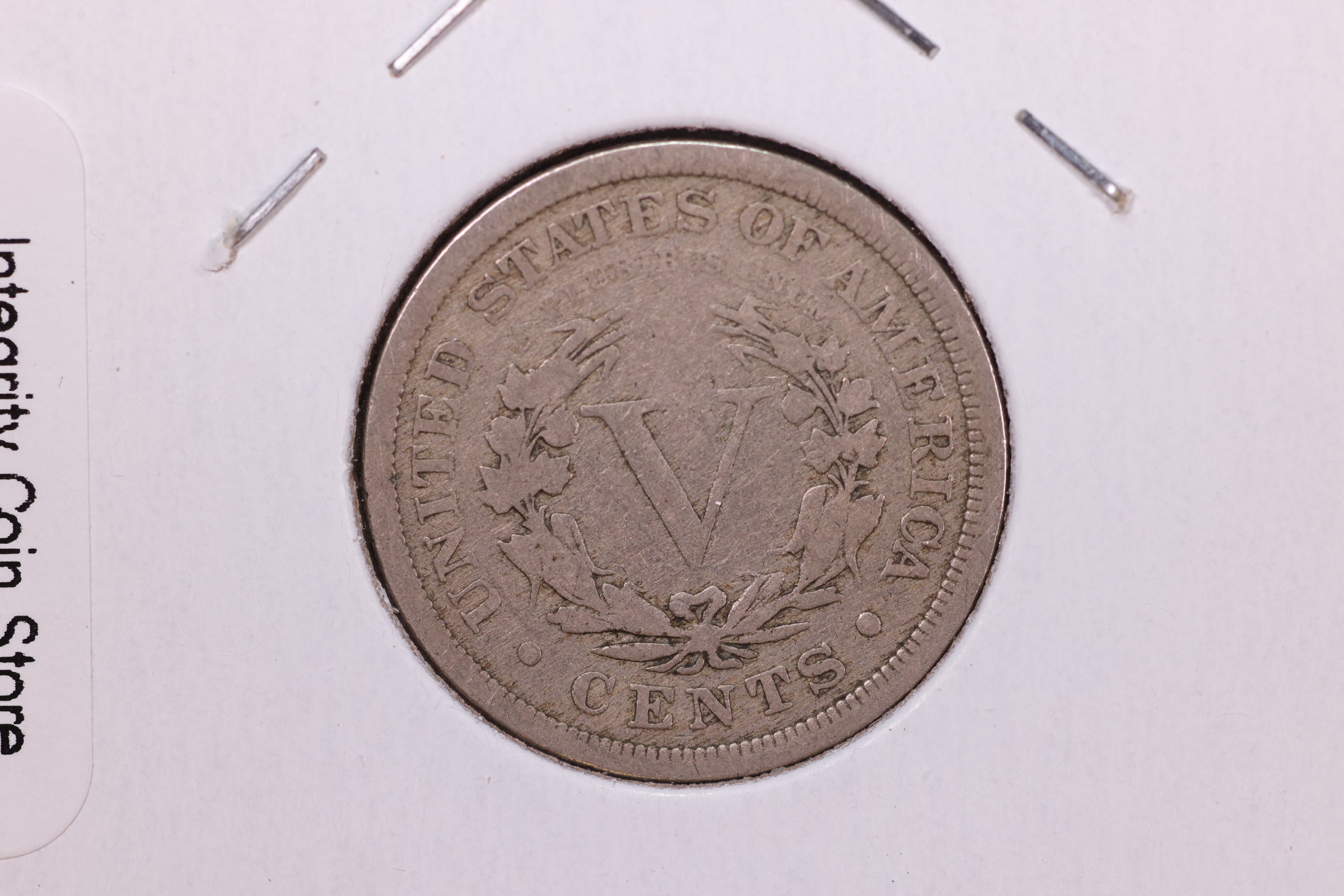 1901 Liberty Nickel, Affordable Circulated Coin. Store #12014