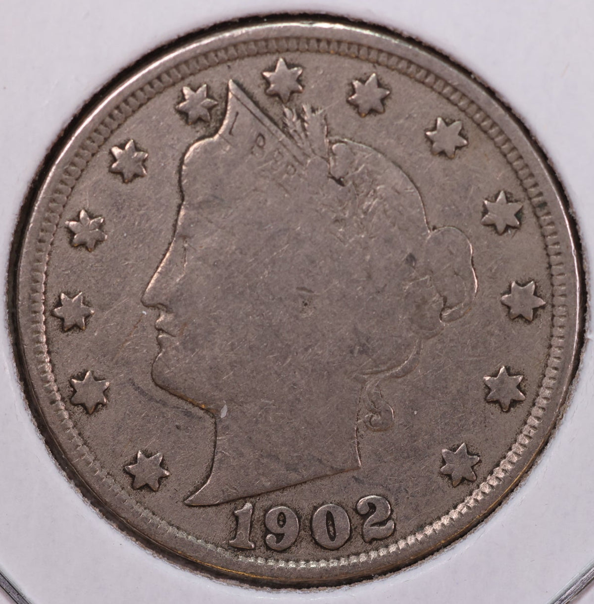 1902 Liberty Nickel, Affordable Circulated Coin. Store #NL705