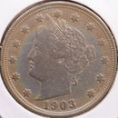 1903 Liberty Nickel, Very Fine Circulated Coin, Store