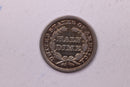 1847 Seated Liberty Half Dime., Uncirculated Coin., Store Sale