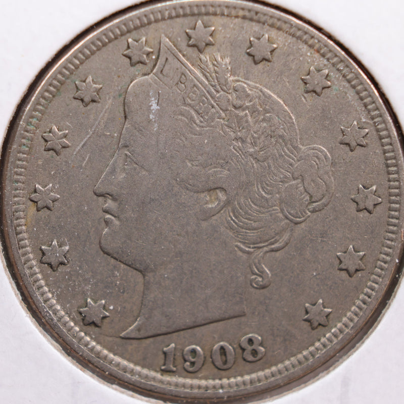 1903 Liberty Nickel, Fine Circulated Coin, Store