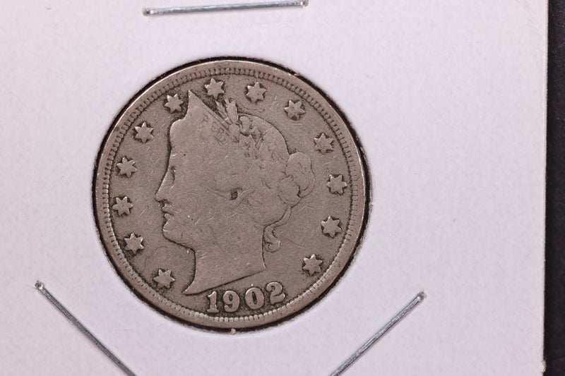 1902 Liberty Nickel, Affordable Circulated Coin. Store