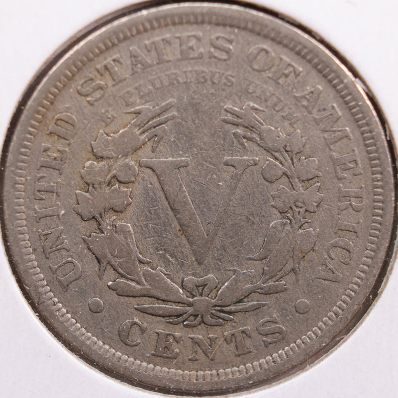 1904 Liberty Nickel, Very Good Circulated Coin, Store