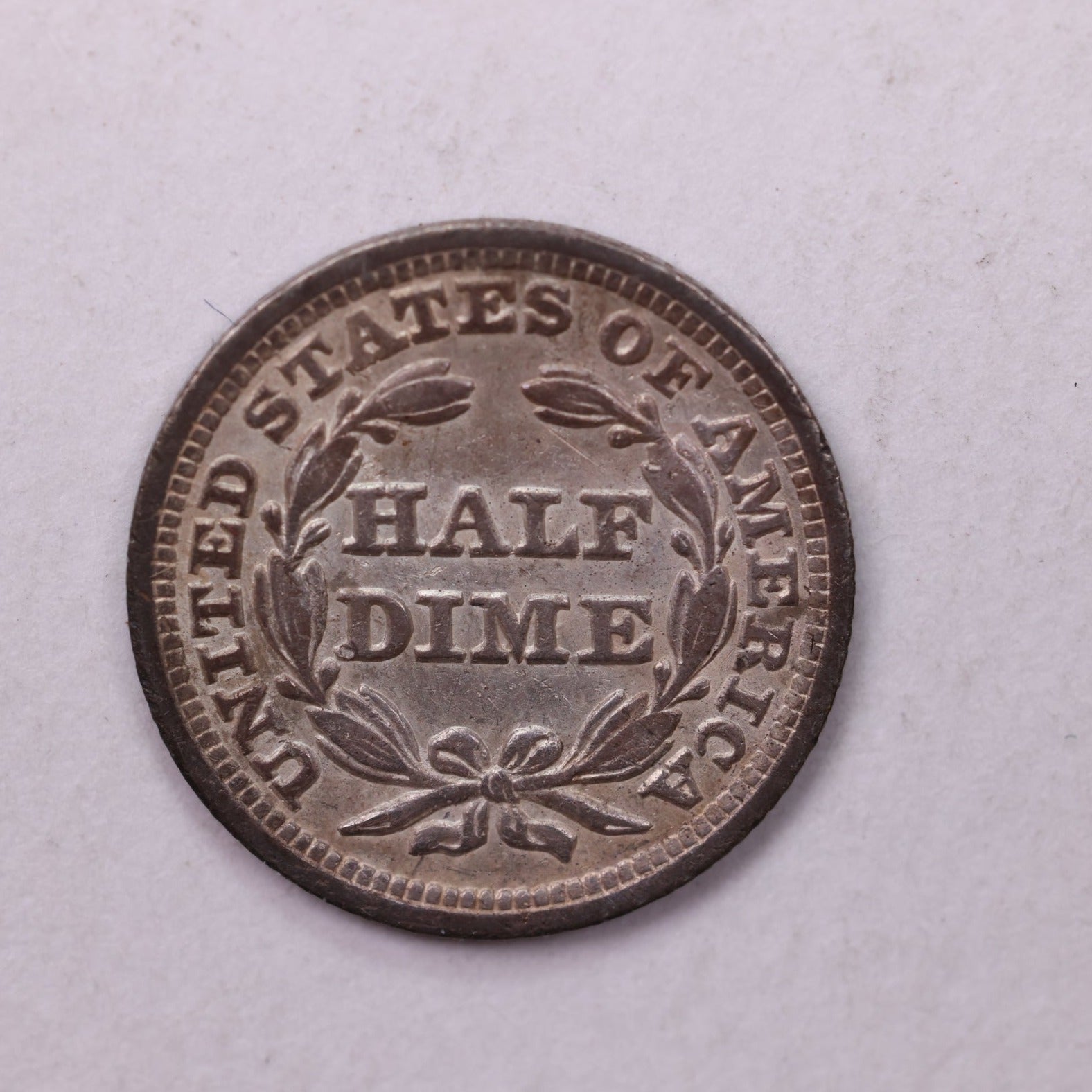 1848/8/7/6 Seated Liberty Half Dime., AU Coin., Store Sale #18890