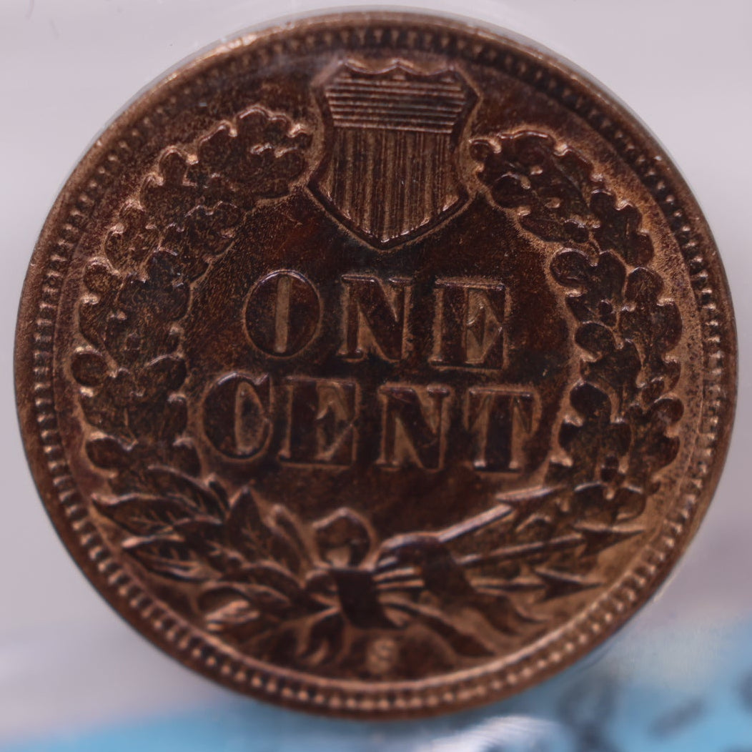 1908-S Indian Head Cent, Golden Brown, Uncirculated Affordable Coin, Store #CT1530