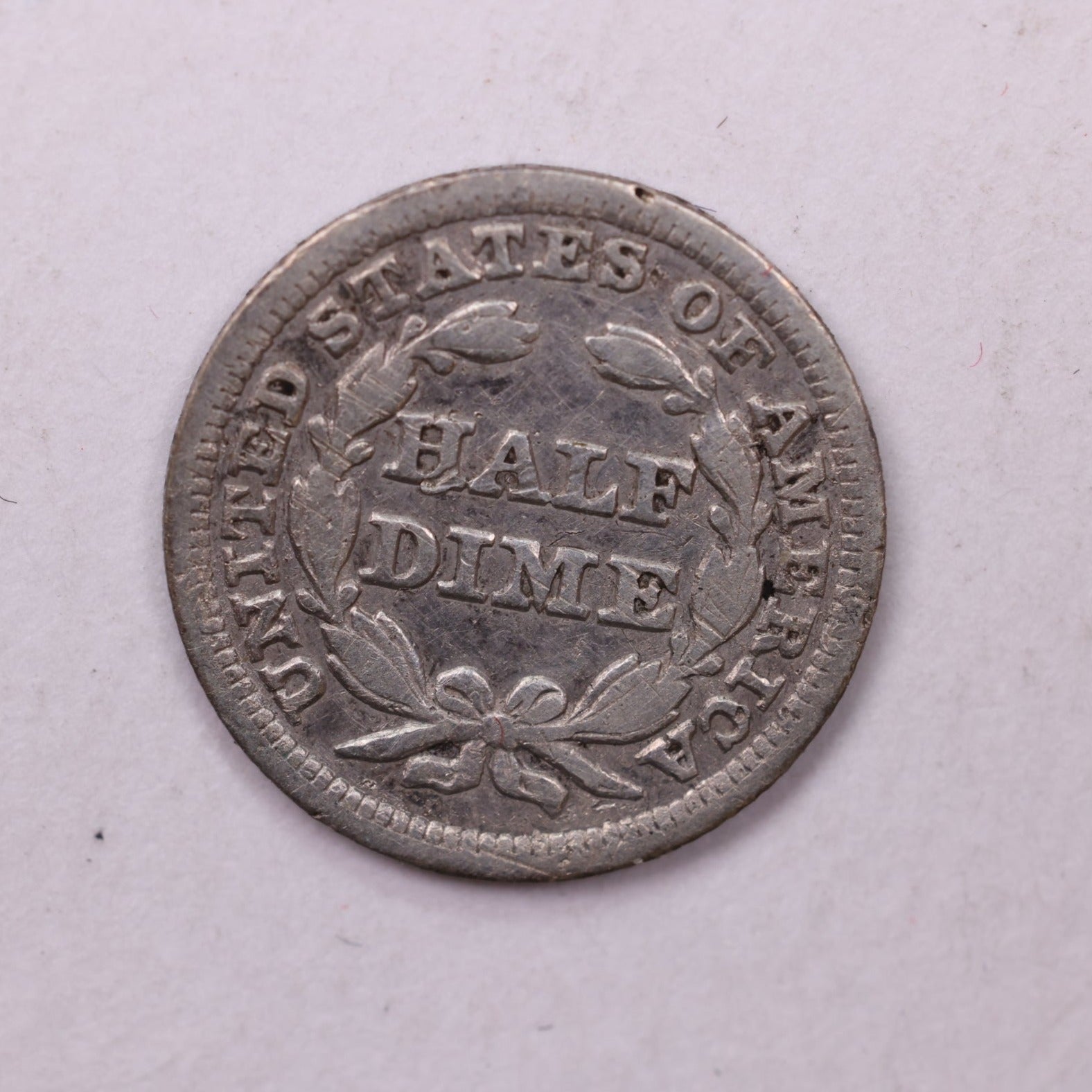 1848/8/7 Seated Liberty Half Dime., XF Coin., Store Sale #18891