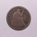 1849-O Seated Liberty Half Dime., VG Coin., Store Sale