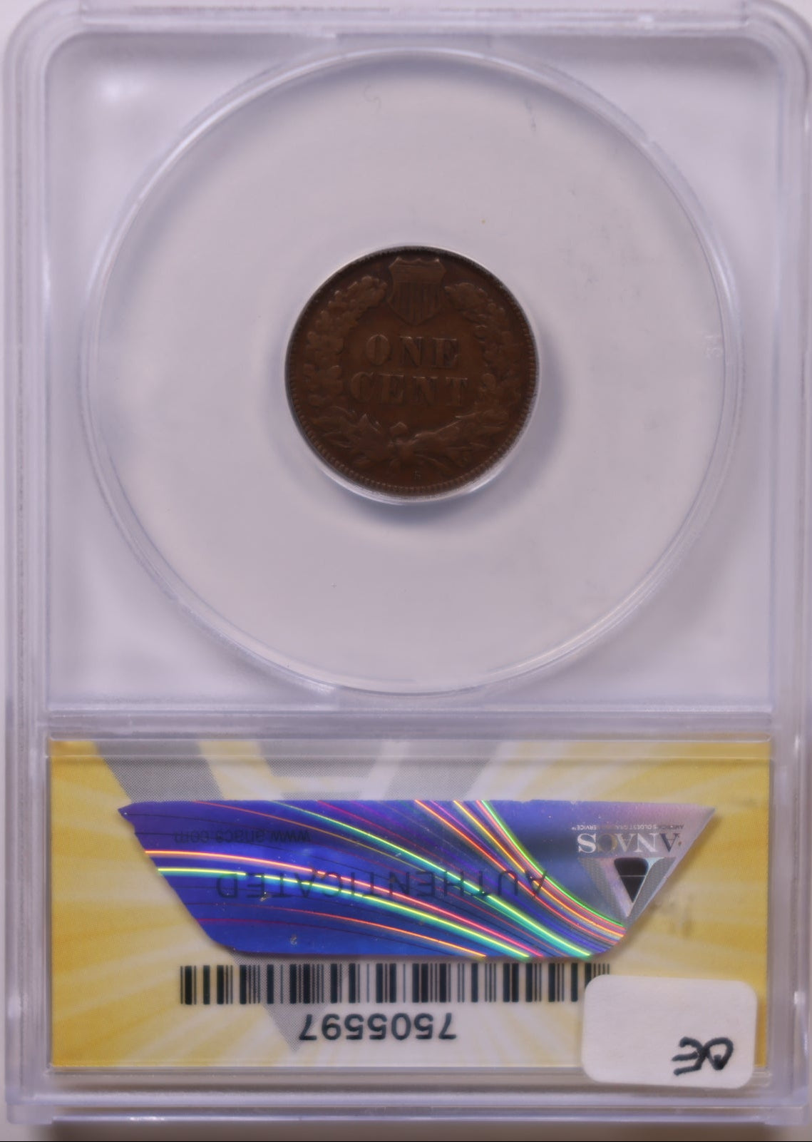 1908-S Indian Head Cents, ANACS Fine-15, Store #CT1538