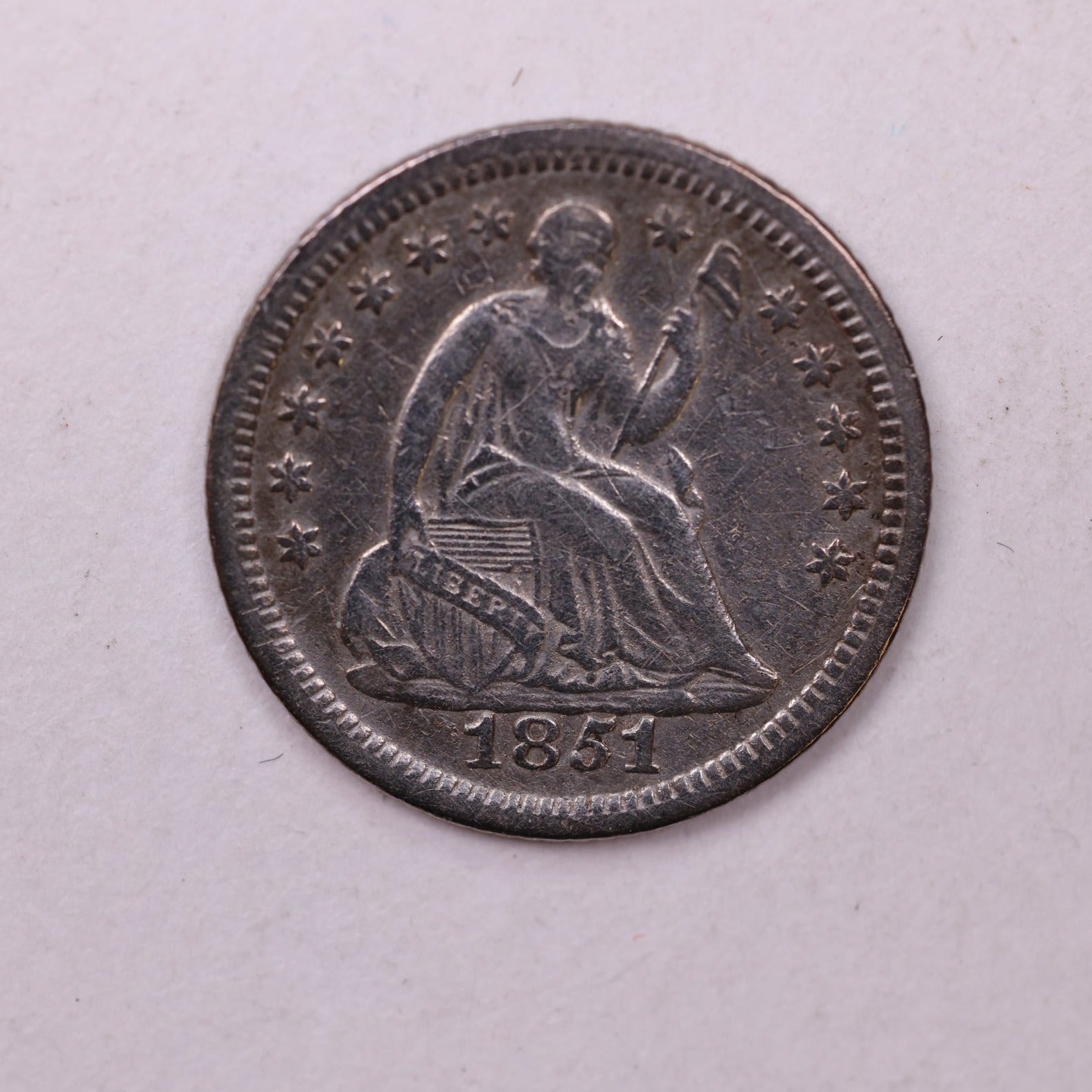 1851-O Seated Liberty Half Dime., XF Details Coin., Store Sale #18895