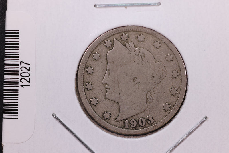 1903 Liberty Nickel, Affordable Circulated Coin. Store